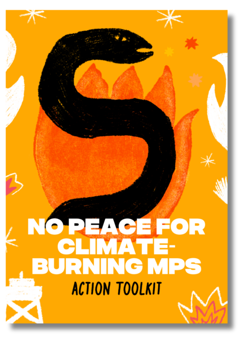 No Peace for Climate-Burning MPs Toolkit