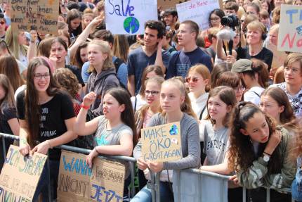School strike in Berlin