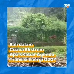Bali dalam Cuaca Ekstrem