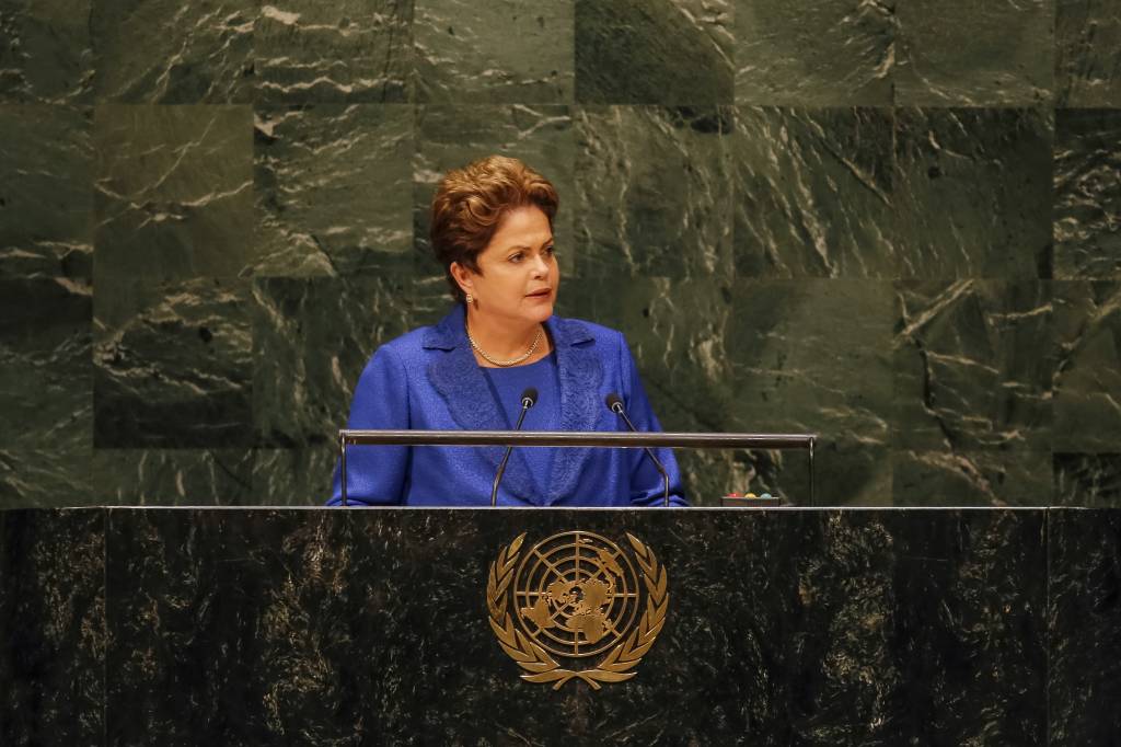 Presidenta Dilma Rousseff durante abertura do Debate de Alto Nível da 69ª Assembleia Geral das Nações Unidas (ONU). Foto: Roberto Stuckert Filho/PR