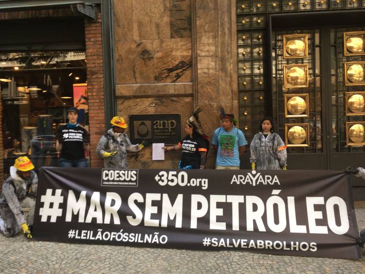 Mobilização #LeilãoFóssilNão - RJ - 05/11/2019
