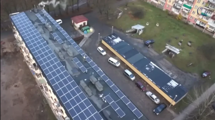 Apartment tenants in Szczytno produce their own electricity