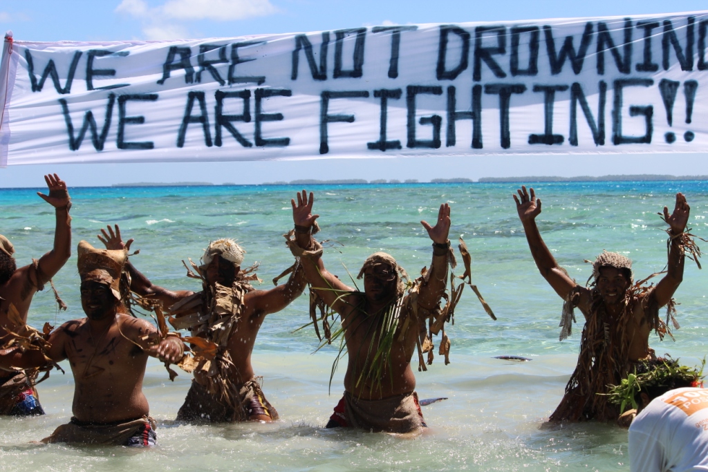 Tokelau Warrior Dance with sign