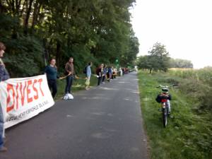 Fossil Free Germany at the human chain