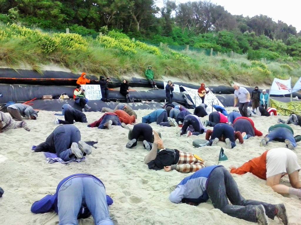 In Dunedin they also did a remarkable job of burying their heads in sand. Photo credit: Namakau Nalumango