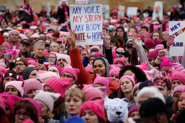 The Women's March in Washington D.C on January 21st. (Jonathan Ernst/Reuters) 