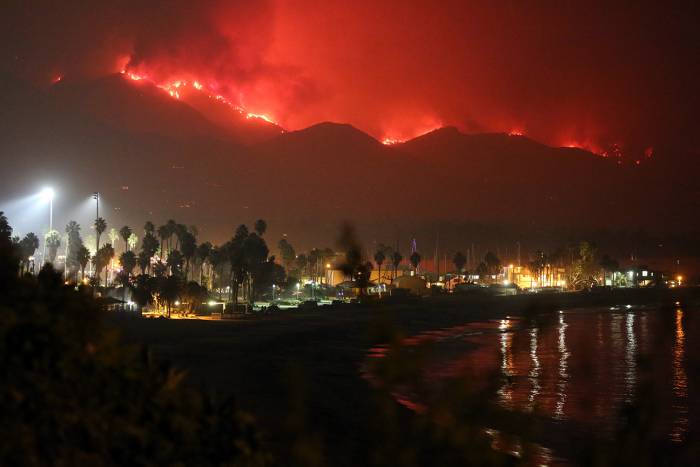 Thomas Fire, Southern California, December 2017 (credit: Jim Stoicheff)