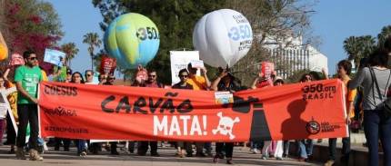 mobilization against coal in Brazil