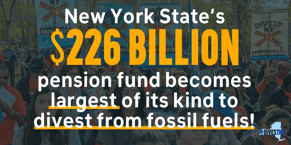 BREAKING New York State’s 226 billion pension fund moves to divest