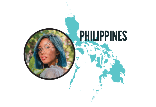 map of the Philippines with photo of Mitzi Jonelle Tan