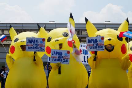 Pikachu G20 Action at the Japan Embassy in Manila - AC Dimatatac