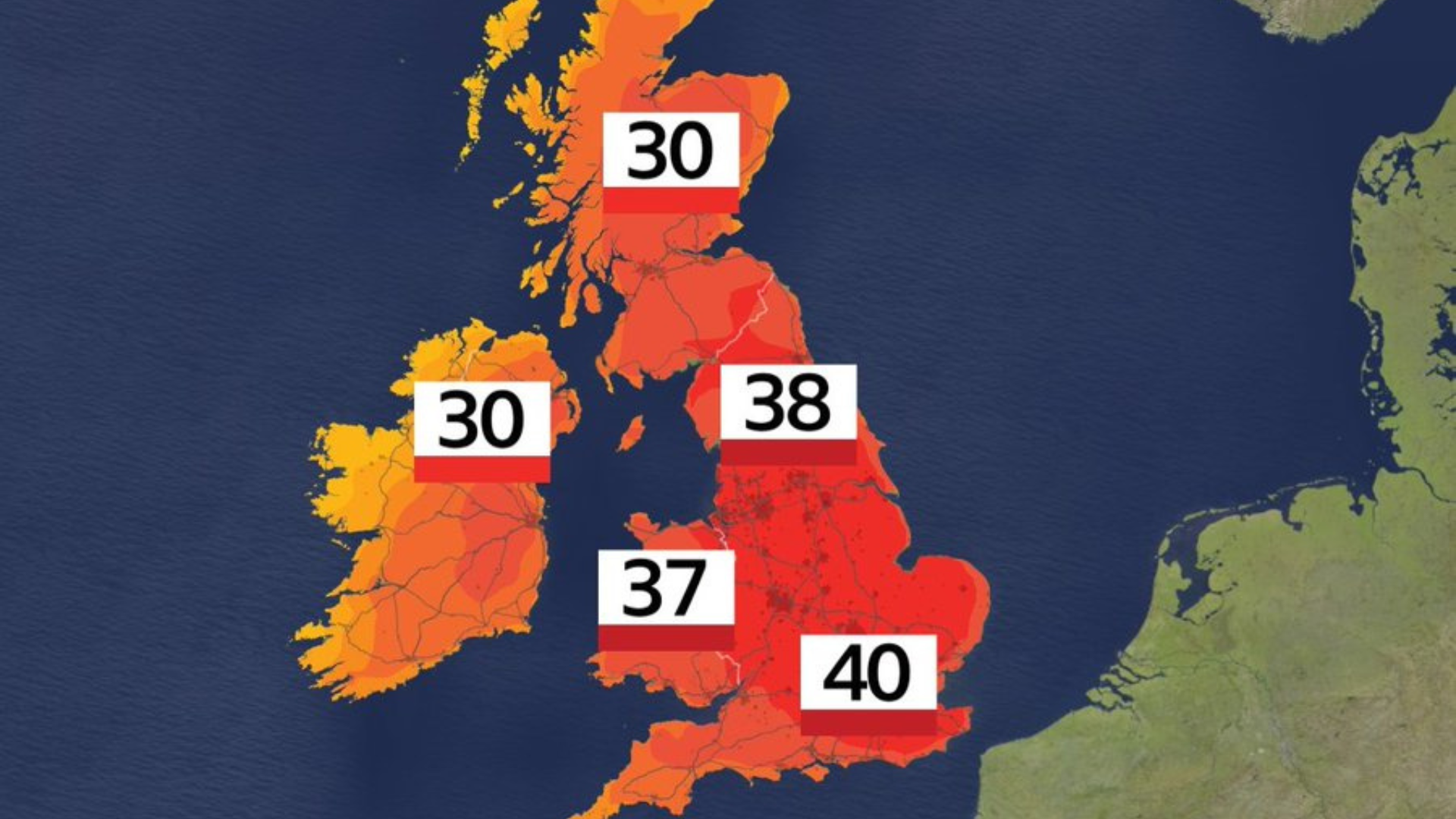 The UK heatwaves in the summer of 2022 350