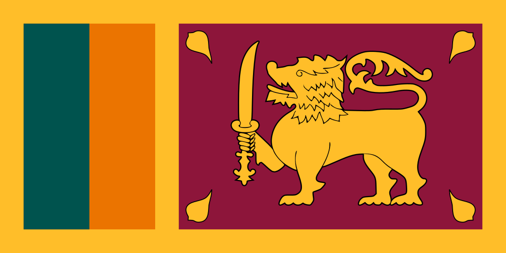 map of Sri Lanka