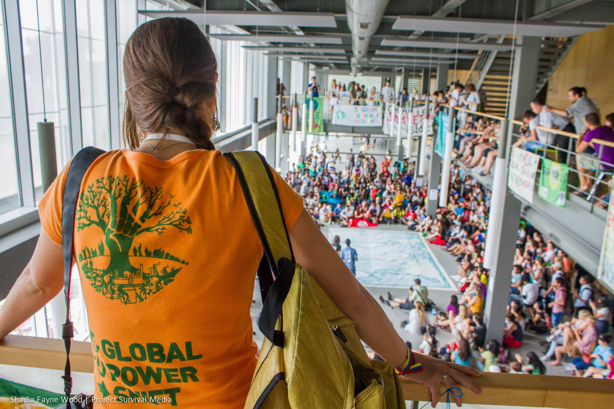 Activists gather at Global Power Shift, Istanbul, Türkiye. Photo: Shadia Fayne Wood