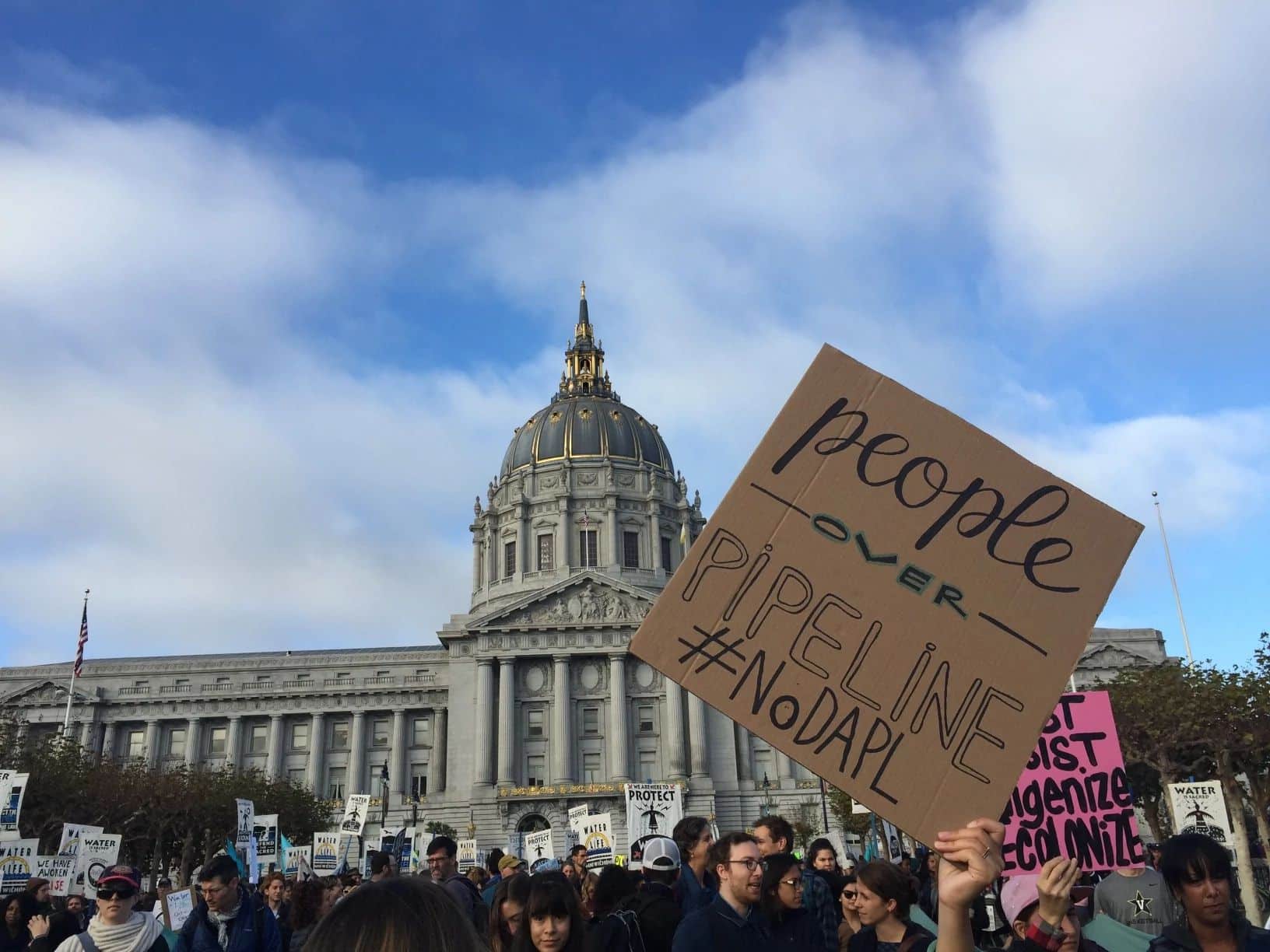 Communities in the US have been rallying against the Dakota Access Pipeline since 2016