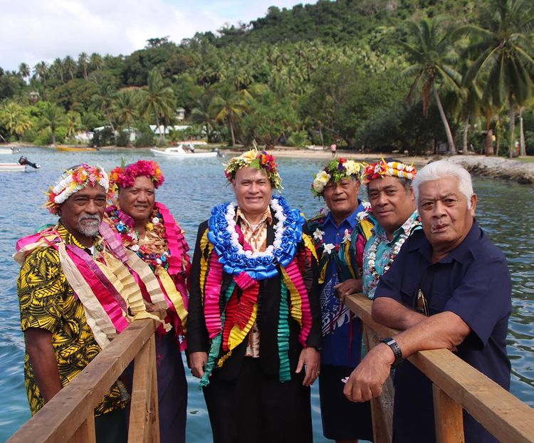 Minister Seve Paeniu, the Tuvalu Minister for Finance and Climate Change launches the Kato Pacific Community Fund.